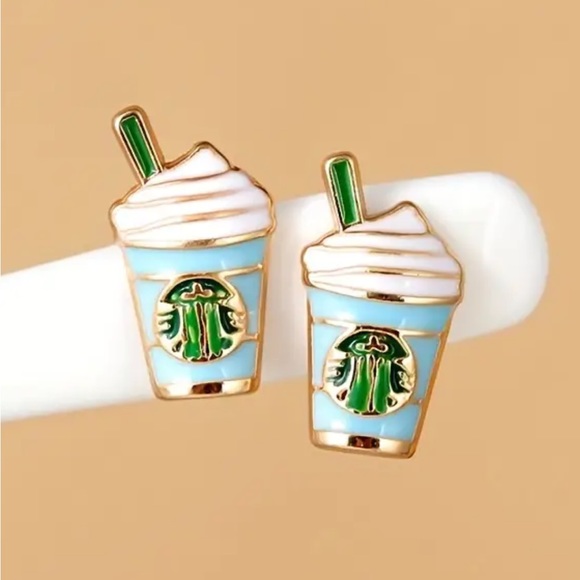 Jewelry - Starbucks stud earrings new